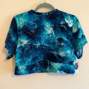 Ocean Rash Gard Swim Top